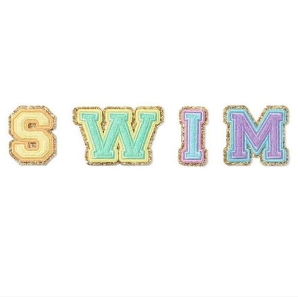 Stoney Clover SWIM Letter Patches - Picture 2 of 4